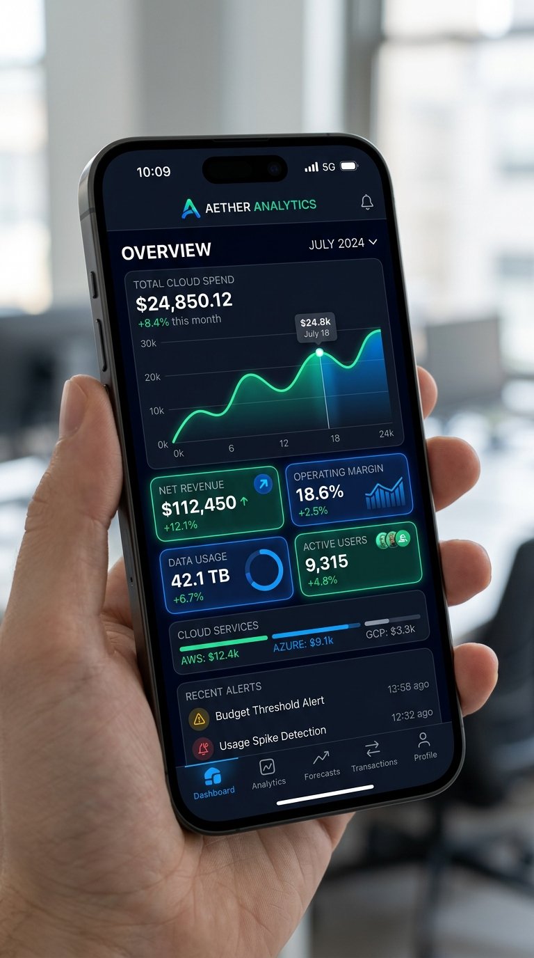 FinTech Mobile Banking App Mobile View 1